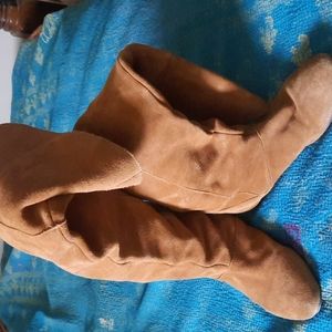Chinese Laundry over the knee boots, camel suede, size 9/40
